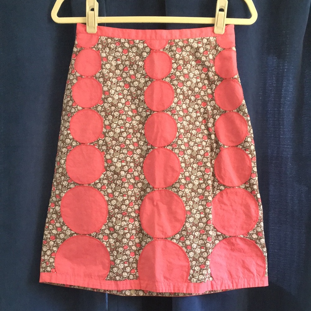 Boden | Circle Floral Skirt